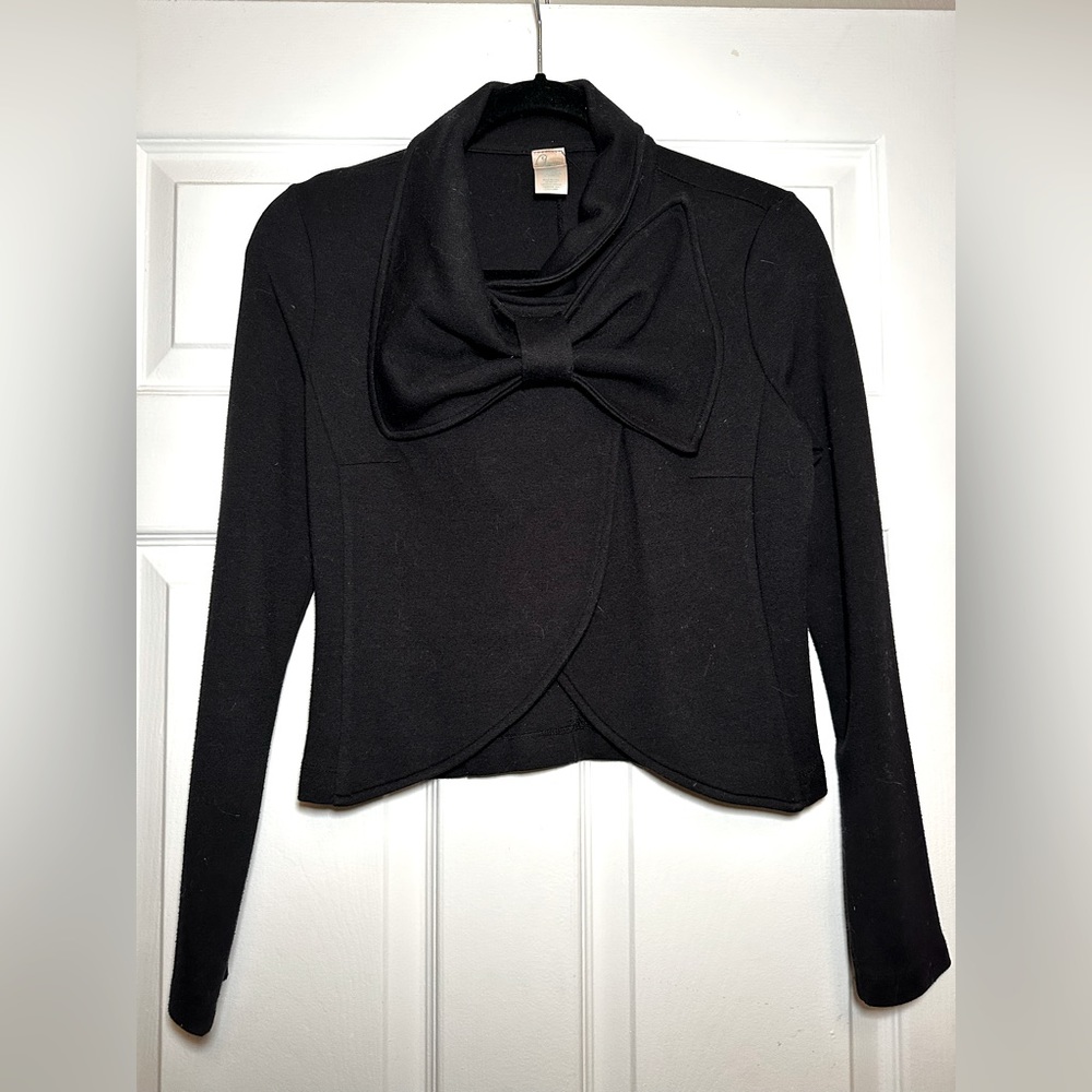 Black Jacket with Bow